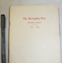 Fortnightly Club yearbook