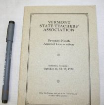 Vermont State Teachers' Association Program