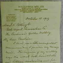 Henry Cushman Letter