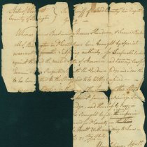 Legal: Bennington, Vermont: Arrest warrant for treason, 1780