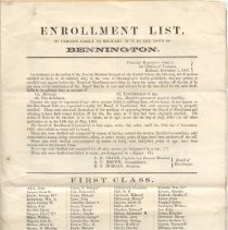 Draft enrollment list