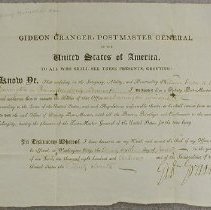 William Haswell Deputy Postmaster Commission