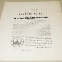 Charles Paine Thanksgiving Proclamation