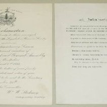 Executive Committee of the Legislative Reunion Society Proclamation