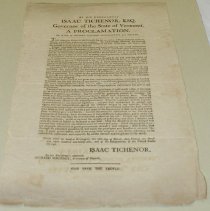 Isaac Tichenor Day of Fasting and Prayer Proclamation