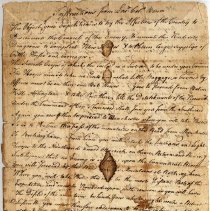 Instructions from Lieut. Col. Baum