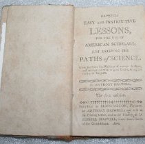 Haswell's Easy and instructive lessons, for the use of American scholars, just entering the paths of science : compiled from the writings of various authors, and interspersed with original essays, on a great variety of subjects