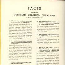 H.T. Cushman Manufacturing Company Catalog, 1954