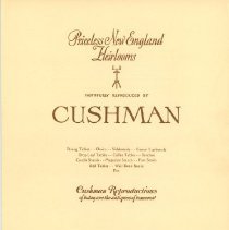H.T. Cushman Manufacturing Company Reproductions Catalog