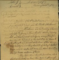 Letters to Major General Lincoln