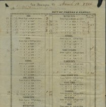 Norton and Fenton Invoice