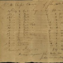 John Norton Bill to Rupert Brown 1813