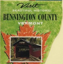 Bennington County advertising brochure