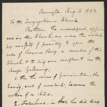 Roxanah Perry Church Trial Records