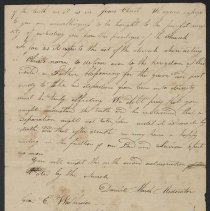 Ebenezer Walbridge Church Trial Records