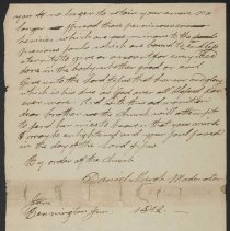 Ebenezer Walbridge Church Trial Records