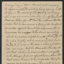 Jacob Pool Church Trial Records