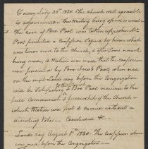 Jacob Pool Church Trial Records