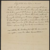 James Ballard Church Trial Records
