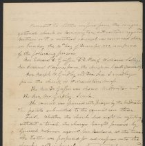 James Ballard Church Trial Records