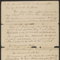 James Ballard Church Trial Records