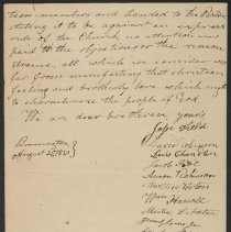 James Ballard Church Trial Records