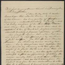 Martin Fenner Church Trial Records