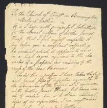 James Knap Church Trial Records