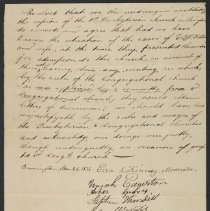 Dr. & Mrs. G. O. Gilbert Church Trial Records