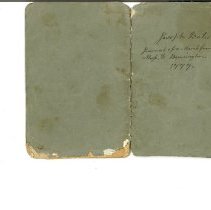Joseph Bates Journal, Watertown, MA to Stillwater, New York