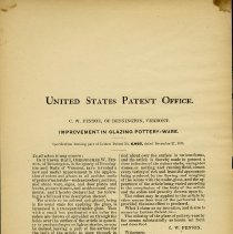 Christopher Webber Fenton Patent for Glazing