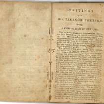 The religious experience of Mrs. Emerson, late Miss Eleanor Read .. : toget