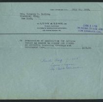 Lyon & Lyon Mexico Invoice