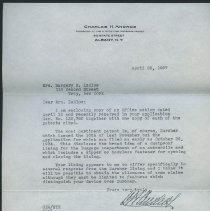 Andros Letter Concerning Patent