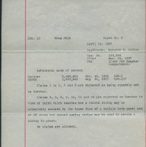 United States Patent Rejection Letter