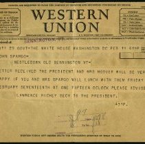 Richey Western Union Telegram