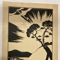 The girl challenges the shadow