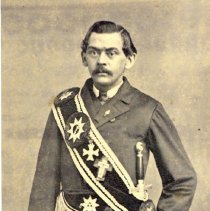 Young man believed to be wearing a Masonic Apron/Uniform