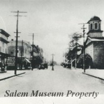 View of Main Street looking west .