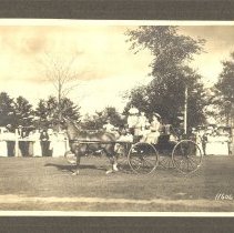 Lady driving Runabout