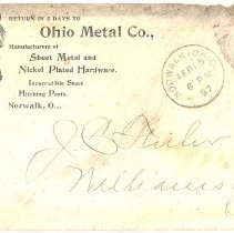 Ohio Metal Co Envelope