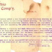 Ohio Metal Co. letter