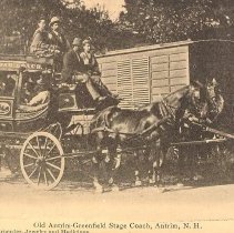 Pair hitched to railway coach