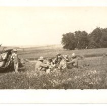 Field workers on break
