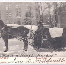 Typical Sleigh of Montreal