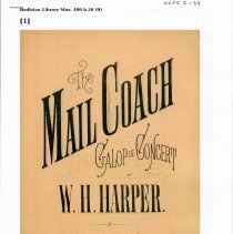 The Mail Coach, Galop de Concert