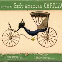 Color Prints of Early American Carriages
