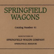 Springfield Wagons, Catalog Number 41