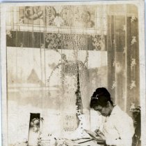 Edith Price Painting Dishes