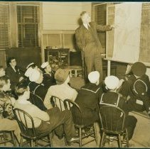 Sea Scouts in a classroom